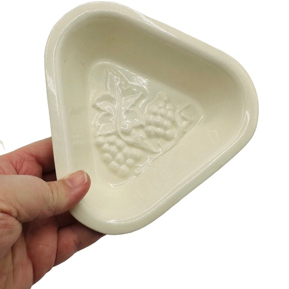 Mid-Century Modern Grapes Turquoise & White Lazy Susan Serving Set - Picture 6 of 12